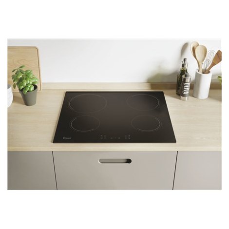 Candy | CH64CCB | Hob | Vitroceramic | Number of burners/cooking zones 4 | Touch | Black - 3